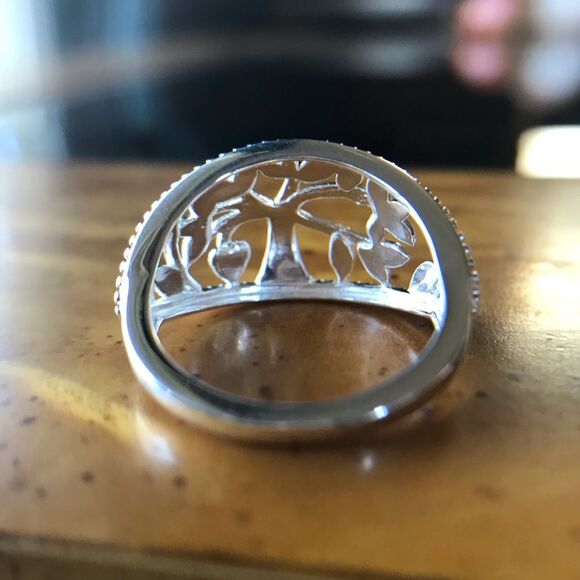 Tree of Life Sterling Silver Ring - Picture 2 of 8